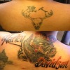 Harley Davidson Coverup Tattoo