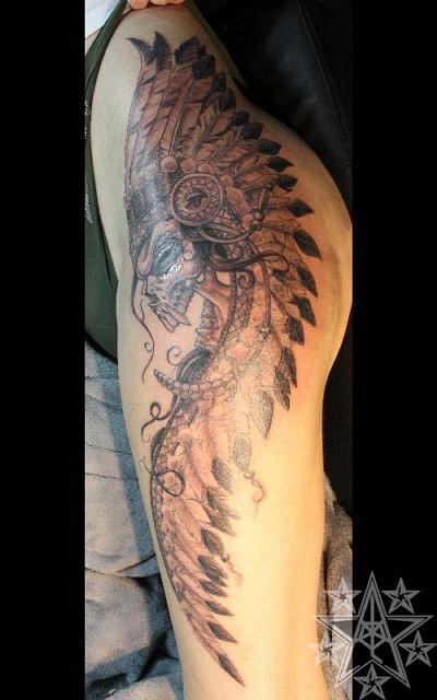 NativeWarriorSkull
