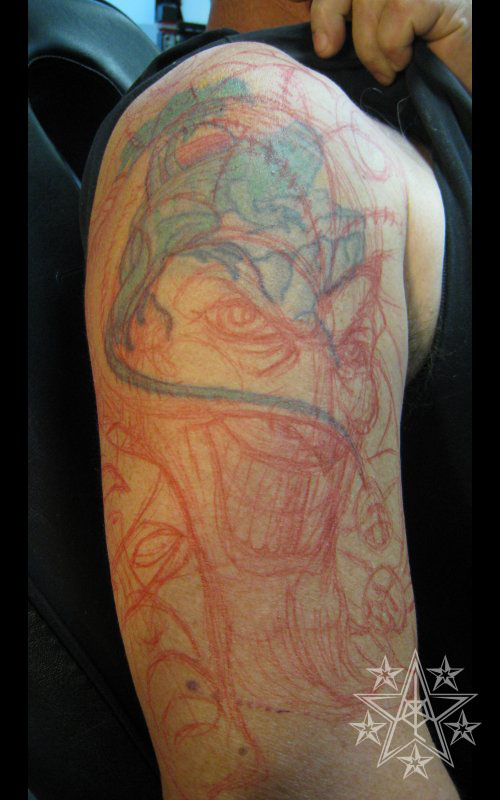 cover up sketch